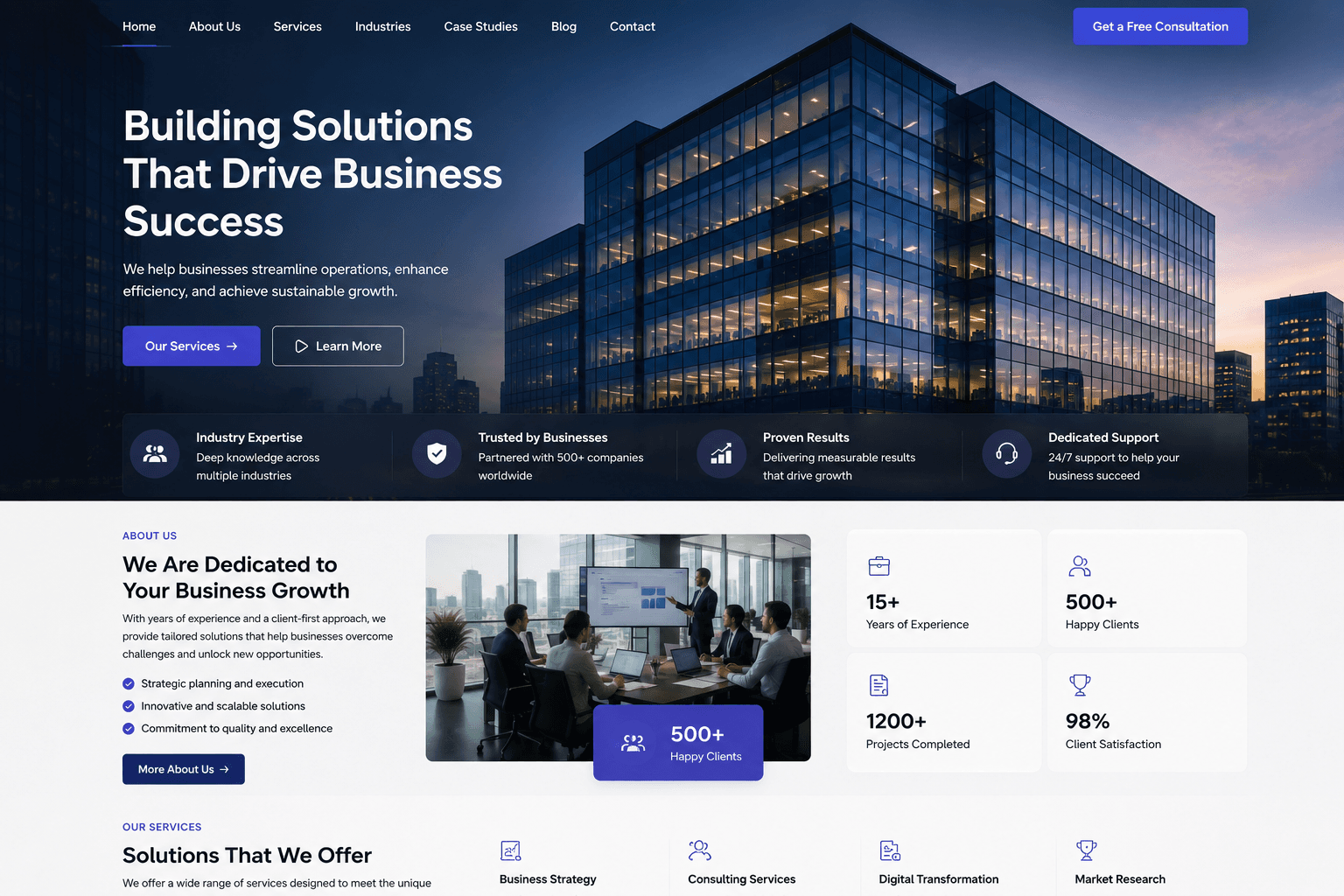 Business Website